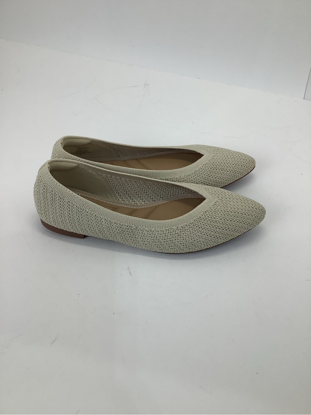 Kelly & Katie Jayde Woven Pointed-Toe Women's Knit Ballet Flats size 7 W